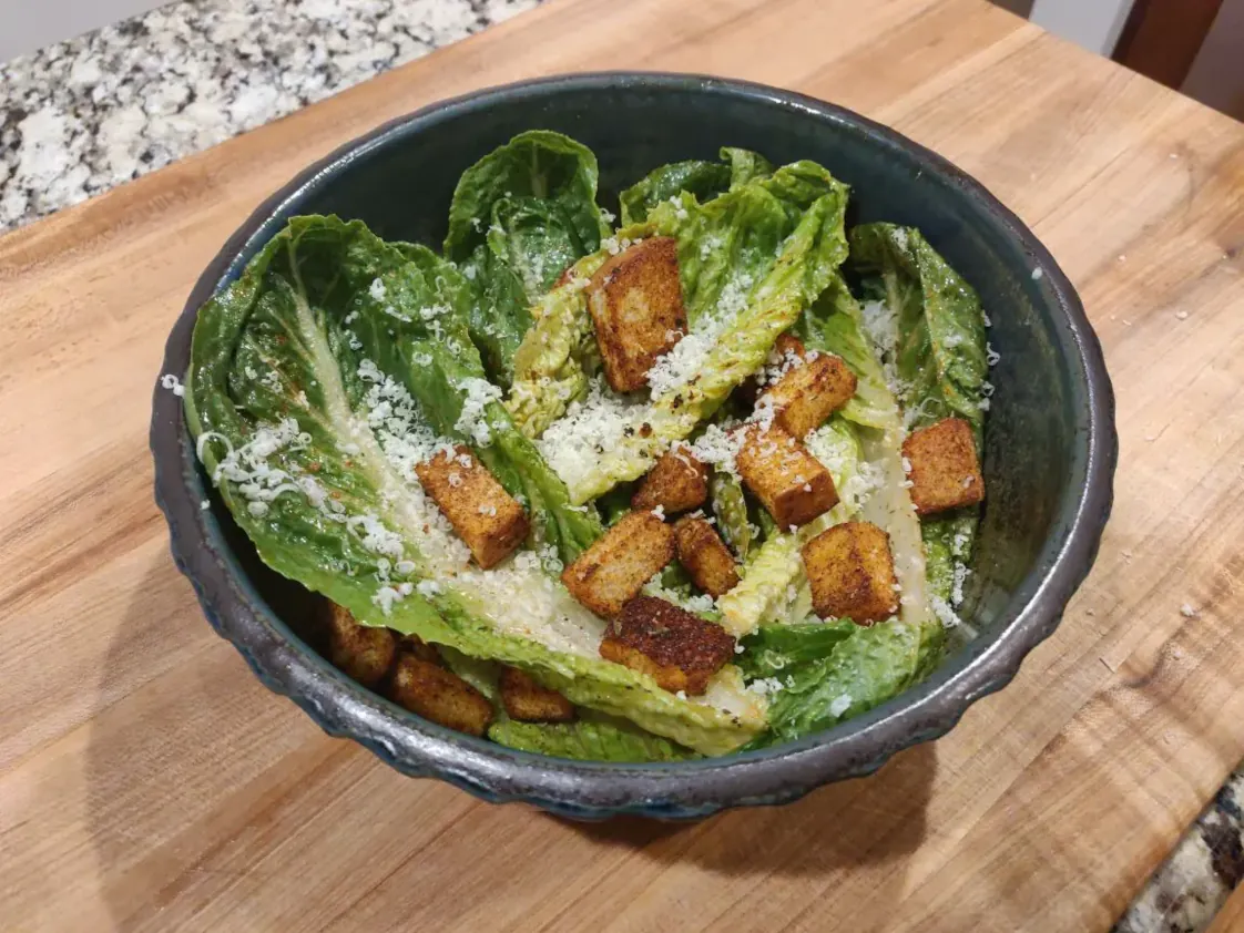 A caeser salad